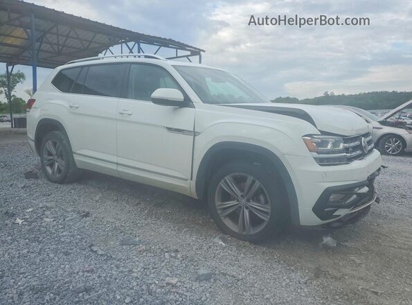 1V2SR2CA9JC587943 2018 VOLKSWAGEN ATLAS Белый Передняя правая четверть
