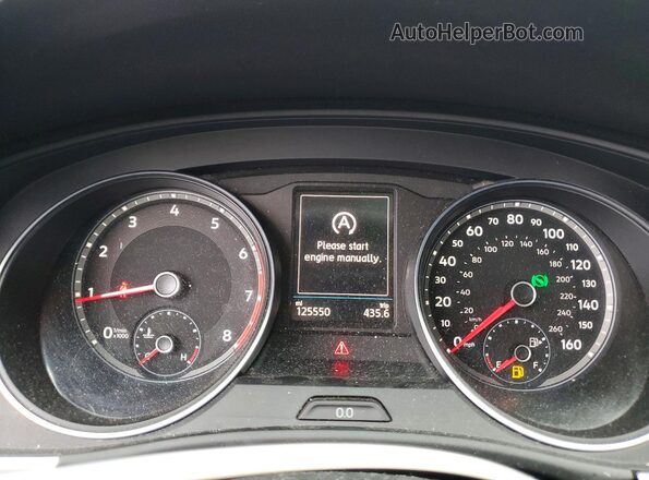 1V2SR2CA9JC587943 2018 VOLKSWAGEN ATLAS Белый Вид щитка приборов