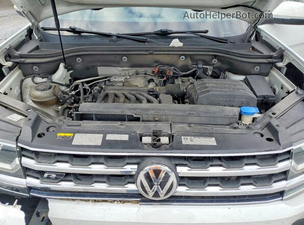 1V2SR2CA9JC587943 2018 VOLKSWAGEN ATLAS Белый Вид задней части салона