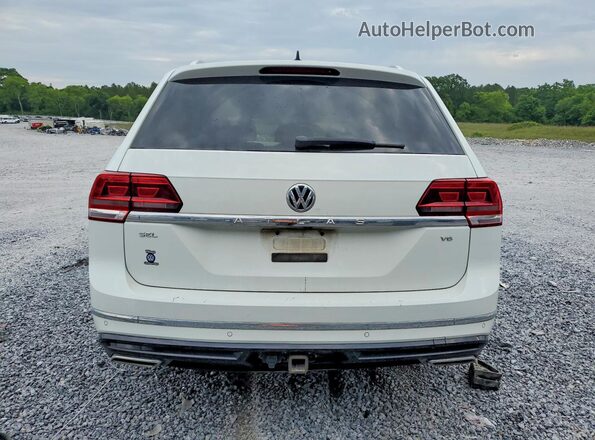 1V2SR2CA9JC587943 2018 VOLKSWAGEN ATLAS Белый Вид сзади