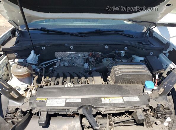 1V2TE2CA3MC221674 2021 VOLKSWAGEN ATLAS White Vista interior trasera