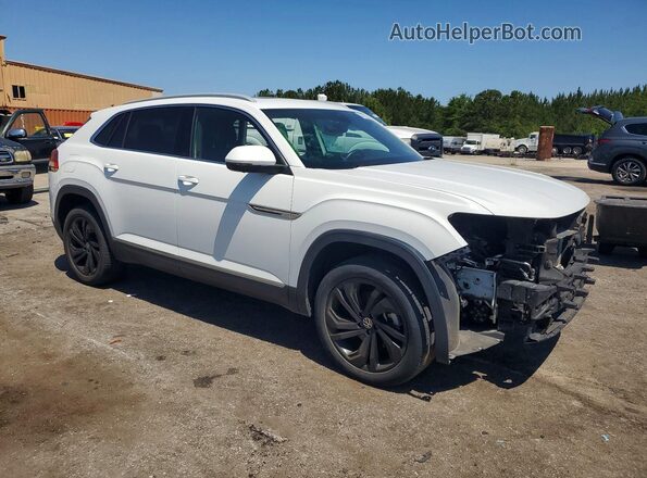 1V2TE2CA3MC221674 2021 VOLKSWAGEN ATLAS White Delantero derecho