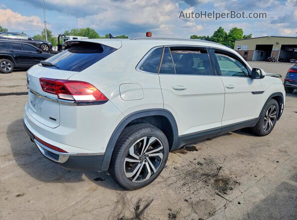 1V2TE2CA4MC211607 2021 VOLKSWAGEN ATLAS White Задня права чверть