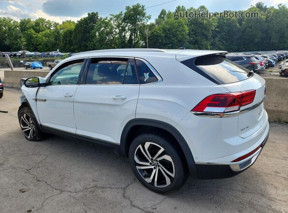 1V2TE2CA4MC211607 2021 VOLKSWAGEN ATLAS White Задня ліва чверть