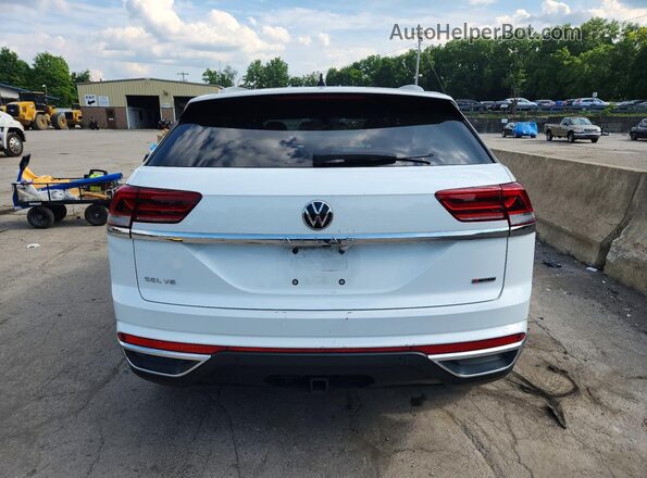 1V2TE2CA4MC211607 2021 VOLKSWAGEN ATLAS White Вид ззаду