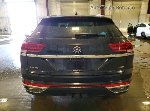 1V2TE2CA6MC203329 2021 VOLKSWAGEN ATLAS Черный Вид сзади