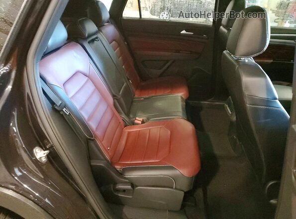 1V2TE2CA6MC203329 2021 VOLKSWAGEN ATLAS Черный Вид задней части салона