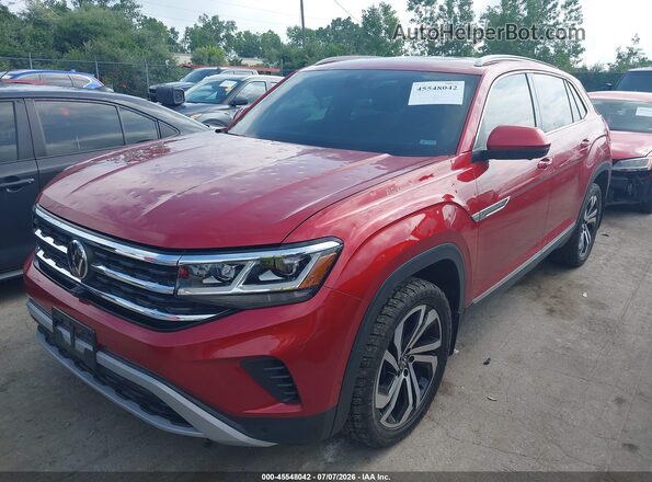 1V2TE2CA8MC229012 2021 VOLKSWAGEN ATLAS  Vista tres cuartos delantera izquierda