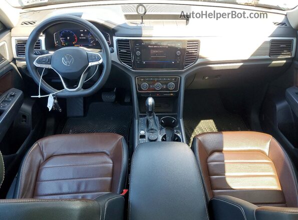 1V2TP2CA1MC572545 2021 VOLKSWAGEN ATLAS Green Առջևի վահանակի տեսք