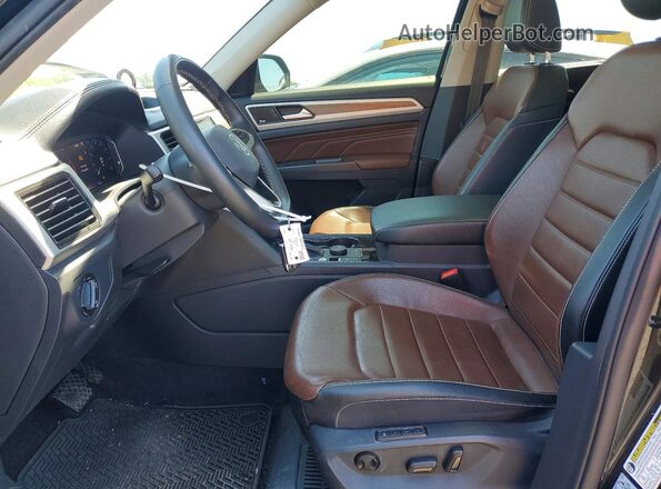 1V2TP2CA1MC572545 2021 VOLKSWAGEN ATLAS Green Սալոնի դիմացի տեսք