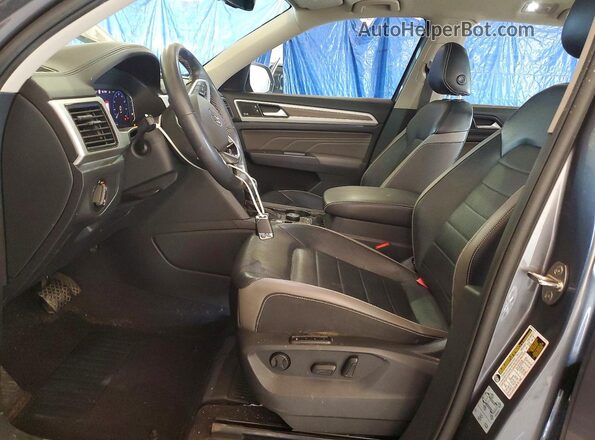 1V2TP2CA2MC576913 2021 VOLKSWAGEN ATLAS Gray წინა სალონის ხედი