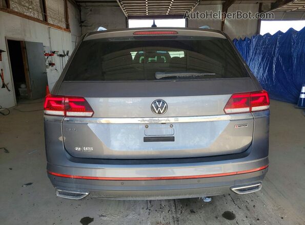 1V2TP2CA2MC576913 2021 VOLKSWAGEN ATLAS Gray უკანა ხედი