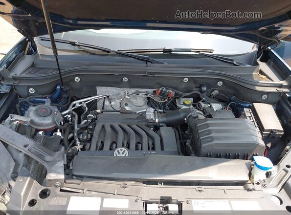 1V2TR2CA0LC505573 2020 VOLKSWAGEN ATLAS Blue უკანა ხედი
