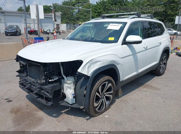 1V2TR2CA1MC533786 2021 VOLKSWAGEN ATLAS White წინა ხედი