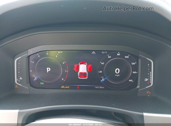 1V2TR2CA1MC533786 2021 VOLKSWAGEN ATLAS White უკანა სავარძლების ხედი