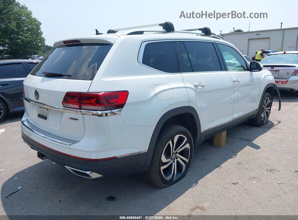 1V2TR2CA1MC533786 2021 VOLKSWAGEN ATLAS White უკანა მარჯვენა
