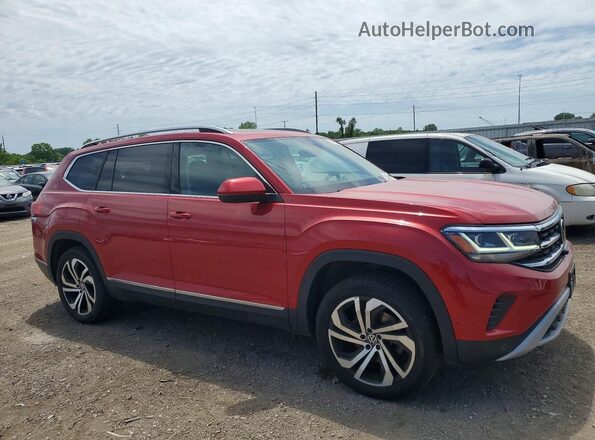 1V2TR2CA3MC520912 2021 VOLKSWAGEN ATLAS Red Delantero derecho