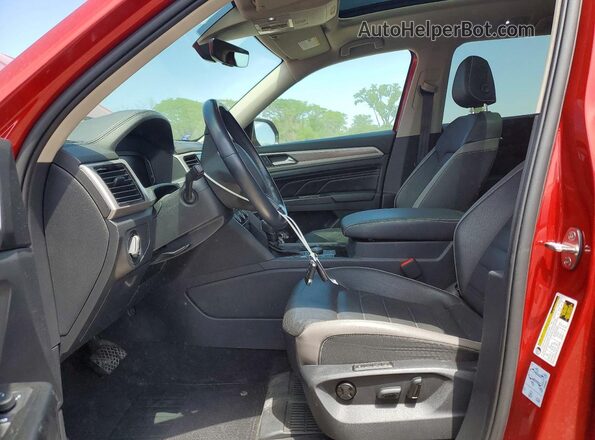 1V2TR2CA3MC520912 2021 VOLKSWAGEN ATLAS Red Vista interior delantera