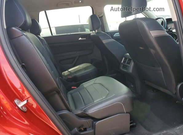 1V2TR2CA3MC520912 2021 VOLKSWAGEN ATLAS Red Vista interior trasera