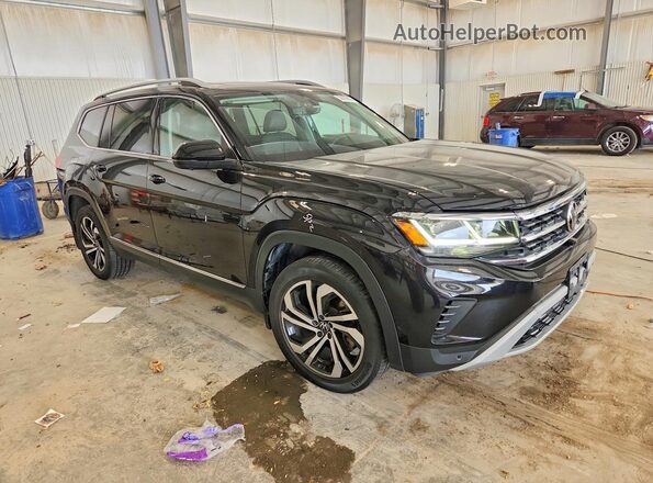 1V2TR2CA5MC511208 2021 VOLKSWAGEN ATLAS Черный Передняя правая четверть