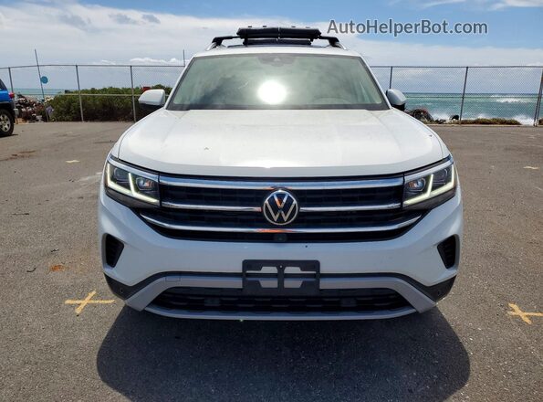 1V2TR2CA5MC540546 2021 VOLKSWAGEN ATLAS White წინა ხედი
