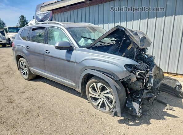 1V2TR2CA6MC540409 2021 VOLKSWAGEN ATLAS Gray Przód prawy