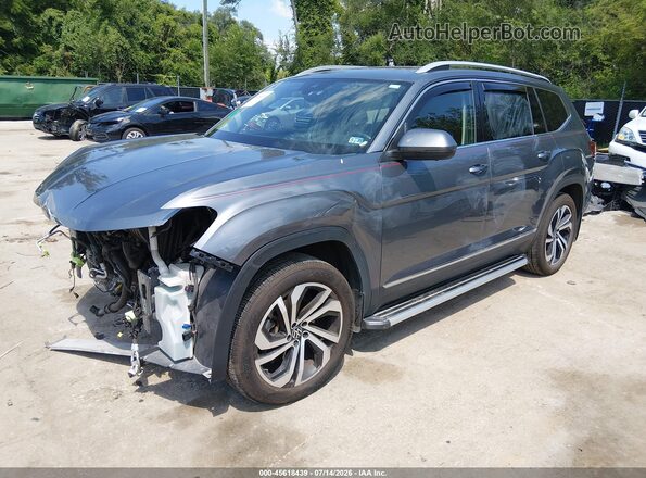 1V2TR2CAXMC514346 2021 VOLKSWAGEN ATLAS Gray Передня ліва чверть