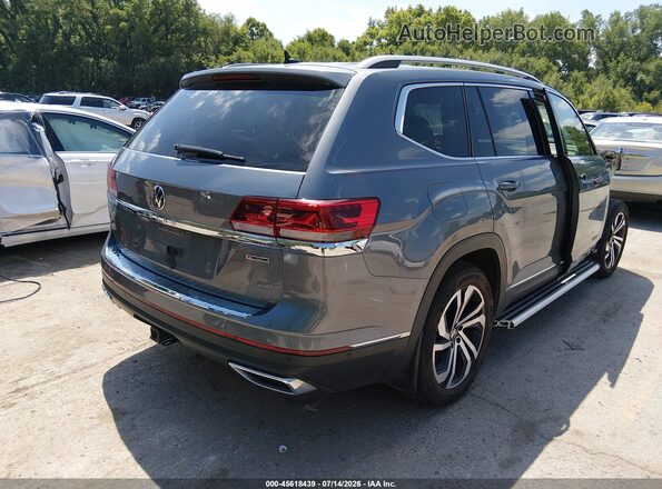 1V2TR2CAXMC514346 2021 VOLKSWAGEN ATLAS Gray Задня права чверть