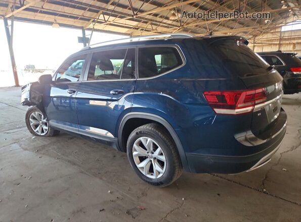 1V2UR2CA0KC558308 2019 VOLKSWAGEN ATLAS Blue Հետևի ձախ