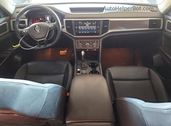 1V2UR2CA0KC558308 2019 VOLKSWAGEN ATLAS Blue Առջևի վահանակի տեսք