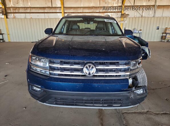 1V2UR2CA0KC558308 2019 VOLKSWAGEN ATLAS Blue Դիմացի տեսք