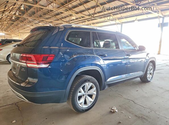1V2UR2CA0KC558308 2019 VOLKSWAGEN ATLAS Blue Հետևի աջ