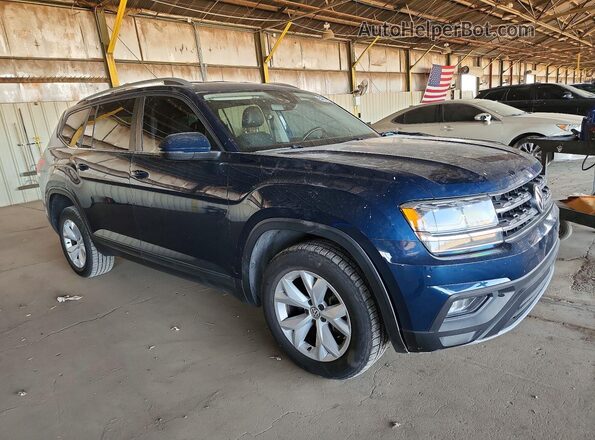1V2UR2CA0KC558308 2019 VOLKSWAGEN ATLAS Blue Առջևի աջ
