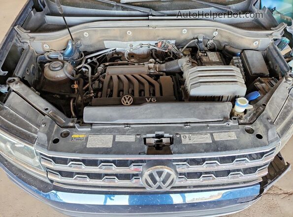1V2UR2CA0KC558308 2019 VOLKSWAGEN ATLAS Blue Շարժիչի բաժամունքի տեսք
