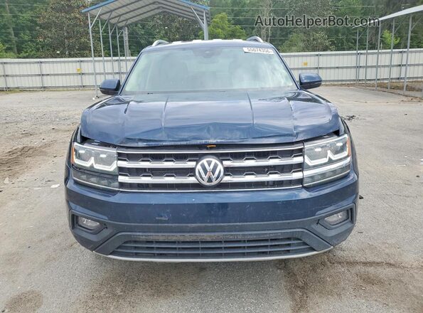 1V2UR2CA5KC565190 2019 VOLKSWAGEN ATLAS Blue Vista frontal
