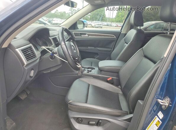 1V2UR2CA5KC565190 2019 VOLKSWAGEN ATLAS Blue Vista interior delantera