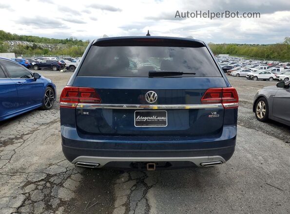 1V2UR2CA7KC516556 2019 VOLKSWAGEN ATLAS Blue უკანა ხედი