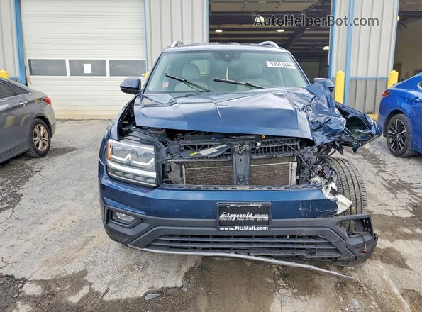 1V2UR2CA7KC516556 2019 VOLKSWAGEN ATLAS Blue წინა ხედი