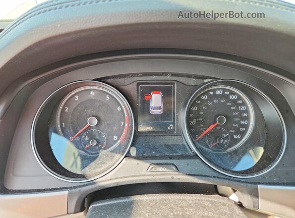 1V2UR2CA7KC581780 2019 VOLKSWAGEN ATLAS White ხელსაწყოთა პანელის ხედი