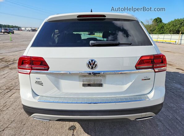 1V2UR2CA7KC581780 2019 VOLKSWAGEN ATLAS White უკანა ხედი