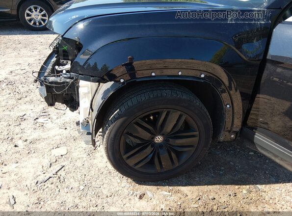 1V2UR2CA8KC605665 2019 VOLKSWAGEN ATLAS Black Front view