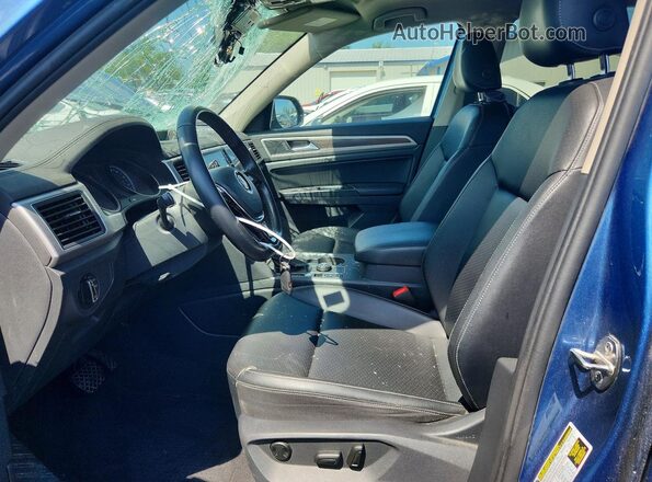 1V2UR2CA9KC598872 2019 VOLKSWAGEN ATLAS Blue Vista interior delantera