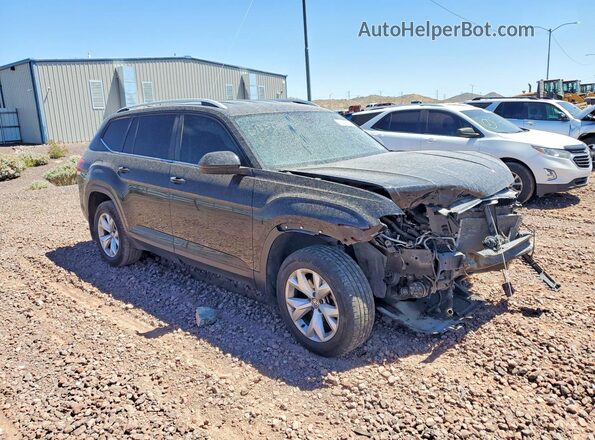 1V2UR2CA9KC618375 2019 VOLKSWAGEN ATLAS Black Передня права чверть