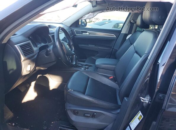1V2UR2CA9KC618375 2019 VOLKSWAGEN ATLAS Black Вид салону спереду