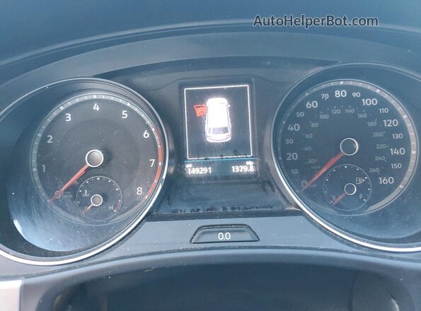 1V2UR2CA9KC618375 2019 VOLKSWAGEN ATLAS Black Вид щитка приладів