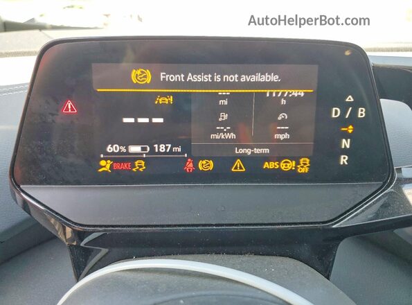 1V2VMPE89PC018795 2023 VOLKSWAGEN ID.4 Silver Instrument cluster view
