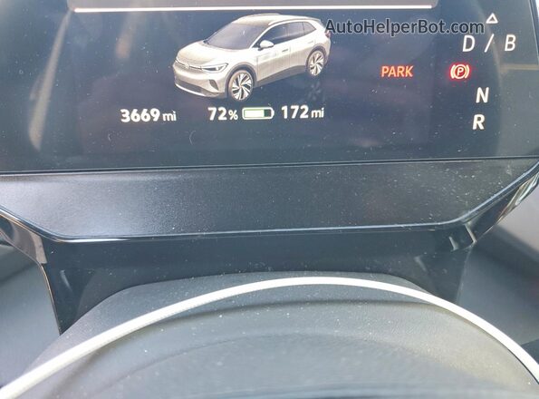 1V2VRPE85SC017816 2025 VOLKSWAGEN ID.4 White Вид щитка приладів