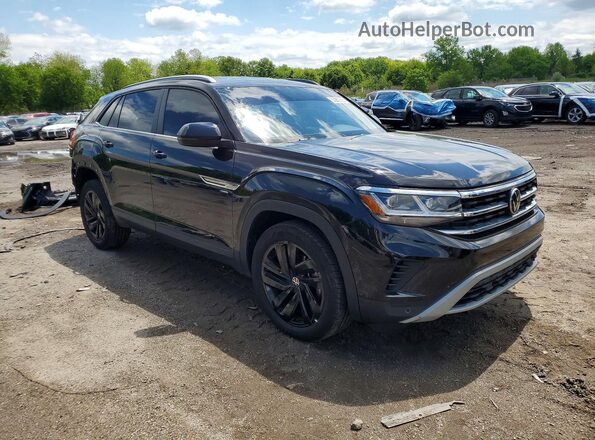 1V2WC2CA0MC239942 2021 VOLKSWAGEN ATLAS Black Przód prawy