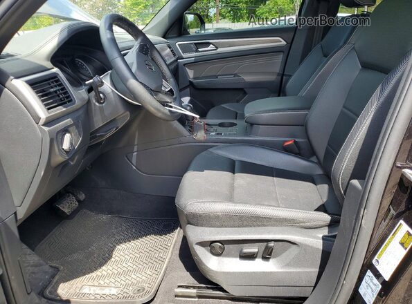 1V2WC2CA0MC239942 2021 VOLKSWAGEN ATLAS Black Widok wnętrza z przodu
