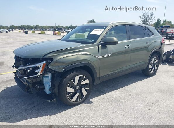 1V2WC2CA2TC218279 2026 VOLKSWAGEN ATLAS Green Przód lewy